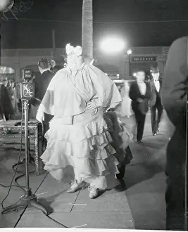Actor Tiny Griffin Posing at Theater Premiere
