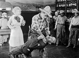 Actor Tom Mix in Movie Still