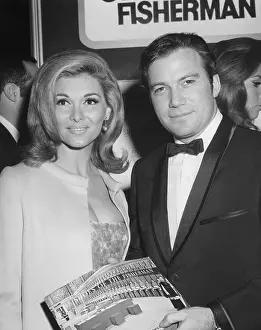 Actor William Shatner and Date Posing at Special Event