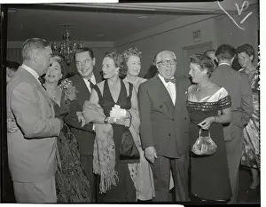 Mayer Prints: Actors Attending a Nightly Outing