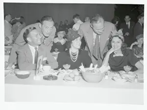 Actors Conversing at Inaugural Celebration