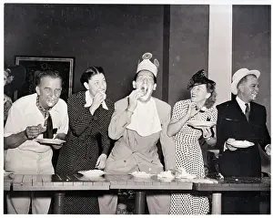 Actors Eating Doughnuts for Charity