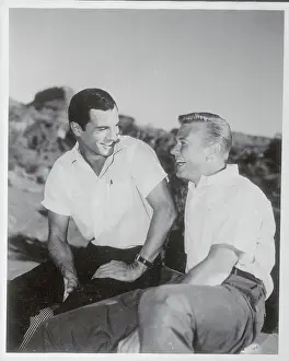 Actors George Maharis and Martin Milner of Route 66
