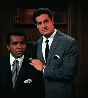 Actors Greg Morris (Left) and Peter Lupus