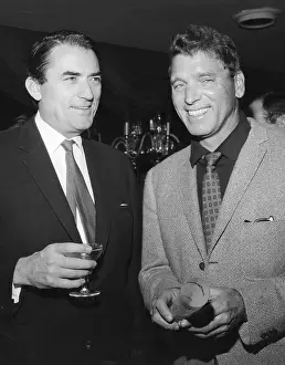 Actors Gregory Peck and Burt Lancaster Posing Together