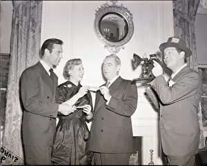 Invitation Prints: Actors Inviting Mayor to Press Association Ball