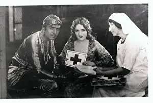 Red Cross Prints: Actors Mary Pickford and Douglas Fairbanks Sign up to Help the Red Cross
