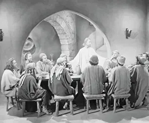 Actors Recreating the Last Supper