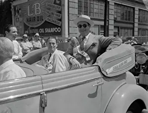 Actors Riding in Screen Actors Guild Car