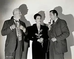 Detective Prints: Actors From Sherlock Holmes Movie Posing