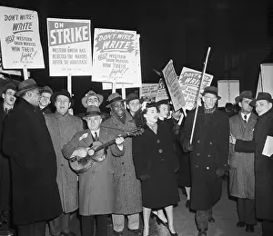 Picketing Prints: Actors and Singers at Western Union Picket