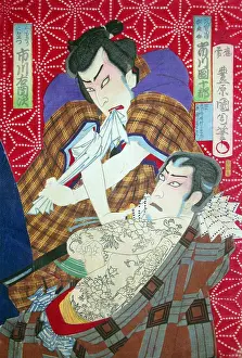 Ukiyoe Prints: Actors with Tattoos