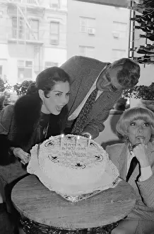 Actress Anne Miller Celebrating Her Birthday