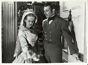Shyness Prints: Actress Bette Davis With George Brent in The Old Maid