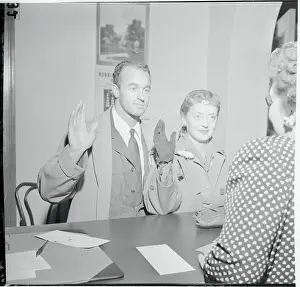 Actress Bette Davis Preparing to Marry William Grant Sherry