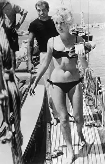 Sexy Prints: Actress Catherine Deneuve in Bikini