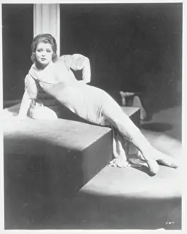 Actress Clara Bow Posing in Evening Dress