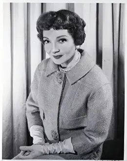 Actress Claudette Colbert