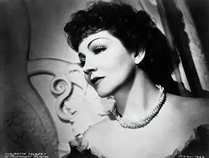 Pearls Prints: Actress Claudette Colbert