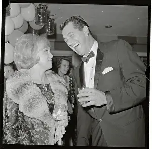 Actress Edie Adams and Rock Hudson
