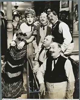 Actress Frances Farmer and Costars in Come and Get It