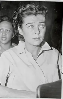 Actress Gail Russell at Courthouse