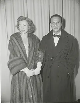 Actress Gloria Grahame and Date Arriving for the Academy Awards