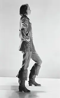 Actress Greta Garbo Posing Profile in Queen Christina