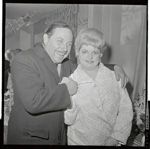 Actress Hermione Braddeley with Tennessee Williams