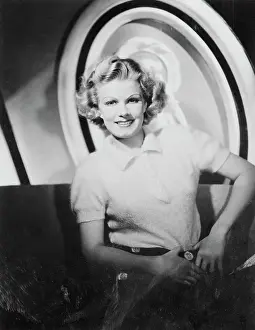 Actress Jean Harlow in Playful Pose