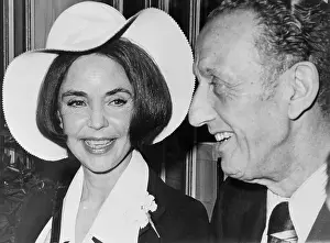 Actress Jennifer Jones with Her Husband Norton Simon