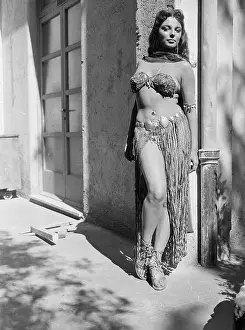Rome Prints: Actress Joan Collins in Land of the Pharaohs