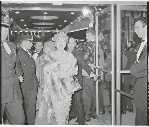 Actress Joan Crawford Acknowledging Premiere Crowd