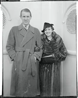 Actress June Gomez With Husband Vernon Gomez While Traveling