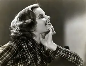 Hand On Chin Prints: Actress Katharine Hepburn