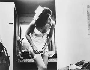 Sexy Prints: Actress Linda Lovelace Dressed as Nurse