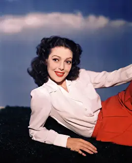 Actress Loretta Young