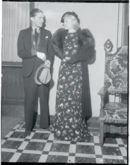 Prints of (Original Caption). Many movie people turned out for the All Star Vaudeville frolic at the Wilshire Ebell Theater Behind the Laughter: Lucille Ball's Unseen Moments: Actress Lucille Ball and Escort Mack Gray Dressed in Formal Attire