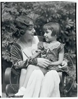 Actress Lupe Velez Holding Her Adopted Daughter