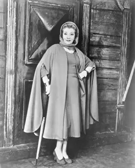 Hood Prints: Actress Lynn Fontaine in The Visit on Broadway