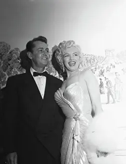 Actress Marilyn Monroe and Alan Ladd