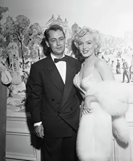 Actress Marilyn Monroe and Alan Ladd