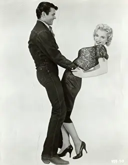Actress Marilyn Monroe and Don Murray
