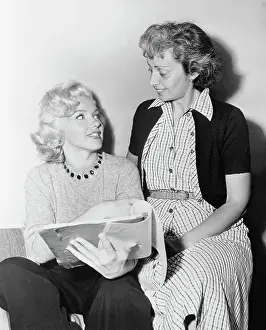 Actress Marilyn Monroe and Drama Teacher Natasha Lytess