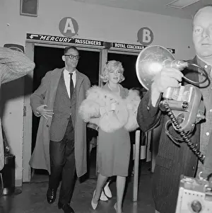 Actress Marilyn Monroe and her Husband