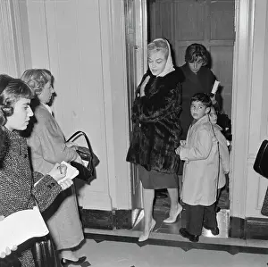 Actress Marilyn Monroe Walking Out of Apartment