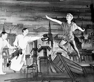 Television Still Prints: Actress Mary Martin in Live Televised Performance of Peter Pan