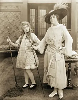 Cross Dresser Prints: Actress Mary Pickford and Drag Performer Julian Eltinge