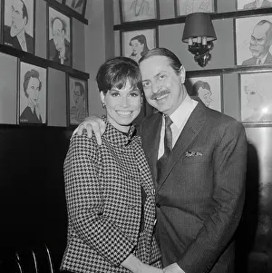 Actress Mary Tyler Moore and David Merrick