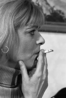 actress smoking cigarettes in real life Melina Mercouri: Life Endangered, New York Print (1967). Art Prints,  Posters & Puzzles from Fine Art Storehouse